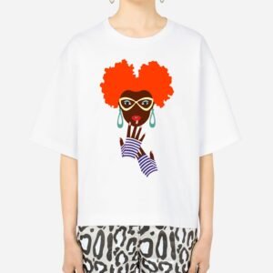 Minimalist Painted African Girl T-Shirt